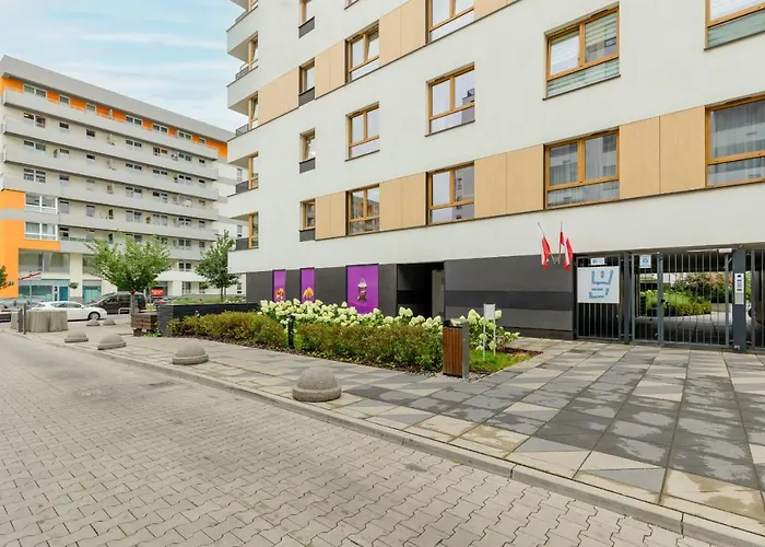 Modern Apartment With Balcony Mokotow Business Centre By Noclegi Renters